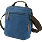 Сумка Vintage Текстильна чоловіча на два відділення Синя (20201) - зменшене зображення 2