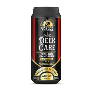 Гель для вмивання Beer Care 2 в 1 З аргініном Зволоження та захист 400 мл (4820164642030) зображення 1