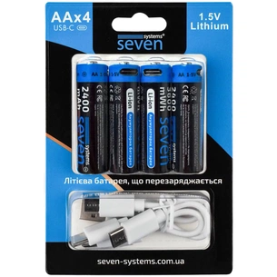 Аккумулятор SEVEN Systems SEVENAA1.5VLi-ion4 изображение 1
