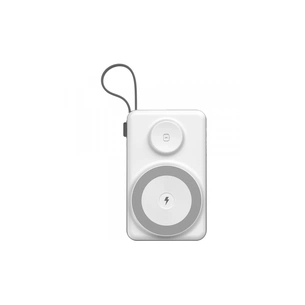 Батарея універсальна Choetech Magnetic Wireless 10000mAh 15W, PD, QC/3.0, 3in1charg. with build-in cable (B695-GW) зображення 1