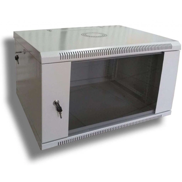 Шафа настінна Hypernet 4U 19" 600x600 (WMNC66-4U-FLAT) - зображення 1