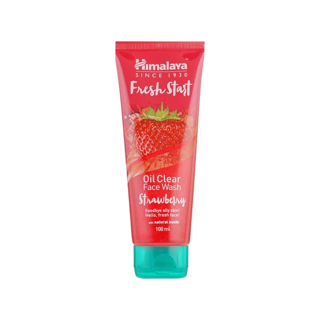 Гель для вмивання Himalaya Herbals Fresh Start з полуницею 100 мл (6291107221618) - зображення 1