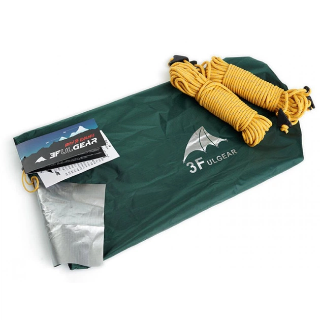 Тент 3F Ul Gear 210T Tarp 4x3 Green (210T4-3G) - изображение 1