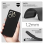 Чохол до мобільного телефона Armorstandart Matte Slim Fit Realme C61 4G Camera cover Black (ARM80568) - зменшене зображення 3