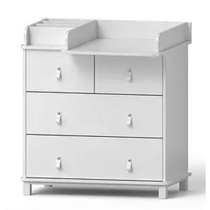 Комод-пеленатор Angelo Glori з органайзером (ручки білі) 90х51х90 (30003) зображення 1