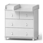 Комод-пеленатор Angelo Glori з органайзером (ручки білі) 90х51х90 (30003) - зменшене зображення 1