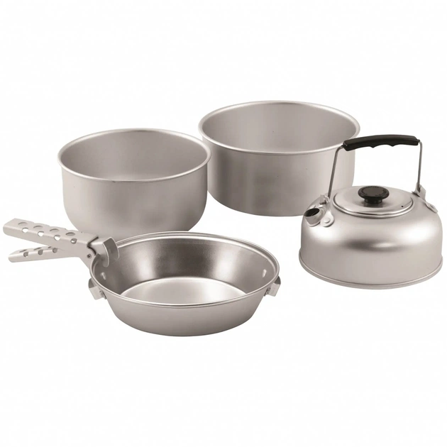 Набір туристичного посуду Easy Camp Adventure Cook Set M Silver (929029) - зображення 1