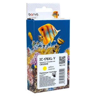 Картридж Barva HP 178XL (CB320HE/CB325HE) 950 c, Yellow (IC-178XL-Y) зображення 1