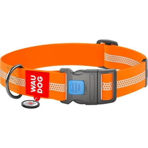 Нашийник для тварин WAUDOG Waterproof пластиковий фастекс XXL Ш 40 мм Д 46-70 см помаранчевий (25104) зображення 1