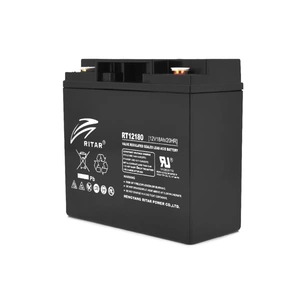 Батарея до ДБЖ Ritar AGM RT12180B, 12V-18Ah, Black (RT12180B) зображення 1