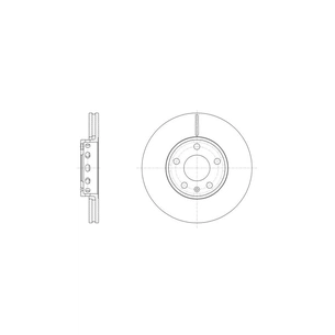 Гальмівний диск REMSA 6328.10 зображення 1