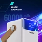 Батарея універсальна Canyon 60000mAh OnPower 610 PD/100W metal White (CNS-CPB610W) - зменшене зображення 4