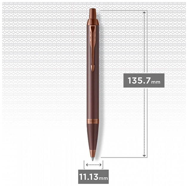 Ручка кулькова Parker IM 17 Professionals Monochrome Burgundy BP (28 332) - picture 3