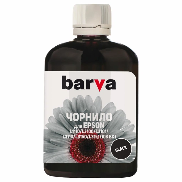 Чернила Barva Epson 103 100мл BLACK (E103-690) - изображение 1