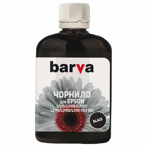 Чорнило Barva EPSON L1110/L3100 (103) 100мл BLACK (E103-690) зображення 1