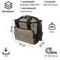 Термосумка Tribe Cooler 10 L brown (T-IF-0009-brown) - зменшене зображення 12
