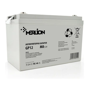 Батарея до ДБЖ Merlion 12V 80Ah (GP12800M6) зображення 1