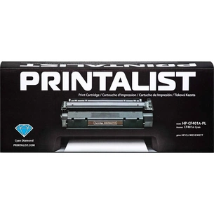 Картридж Printalist HP LJ M252/M277 CF401A Cyan (HP-CF401A-PL) зображення 1