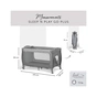 Дитячий манеж Hauck Sleep N Play Go Plus Grey (60081-8) - уменьшенное изображение 2