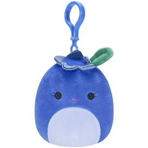 М'яка іграшка Squishmallows на кліпсі – Чорниця Блубі 9 см (SQCP00147) зображення 1