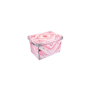 Контейнер для зберігання Violet House 0648 Decor Red Murble 20 л (0648 DECOR RED MURBLE з/кр. 20 л) зображення 1