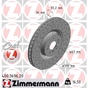 Гальмівний диск ZIMMERMANN 400.3696.20 - зменшене зображення 1