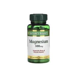 Мінерали Nature's Bounty Магній, 500 мг, Magnesium, 100 каплет (NRT-05535) зображення 1