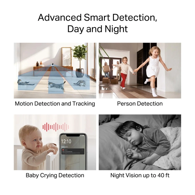 Камера відеоспостереження Mercusys IP-Камера MERCUSYS MC200 FHD N300 microSD motion detection (MC200) - picture 6