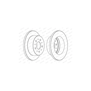 Гальмівний диск FERODO DDF1653 зображення 1