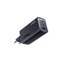 Зарядний пристрій Anker PowerPort 737 GaNPrime 120W 2xUSB-C PD + 1xUSB-A PIQ PPS/DPDS Black (A2148313) - зменшене зображення 1