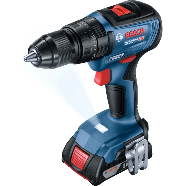 Набір електроіструментів Bosch 18V GSR 18V-50, GAS 18V-1, 2x5Ah, кейс (0.615.990.M44) - зображення 3