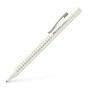 Ручка кулькова Faber-Castell автоматична Grip 2010, корпус білий, стрижень синій М (0.7 мм) (32029) - зменшене зображення 1