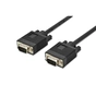 Кабель мультимедийный VGA M to VGA M 3.0m black Digitus (AK-310103-030-S) - уменьшенное изображение 1