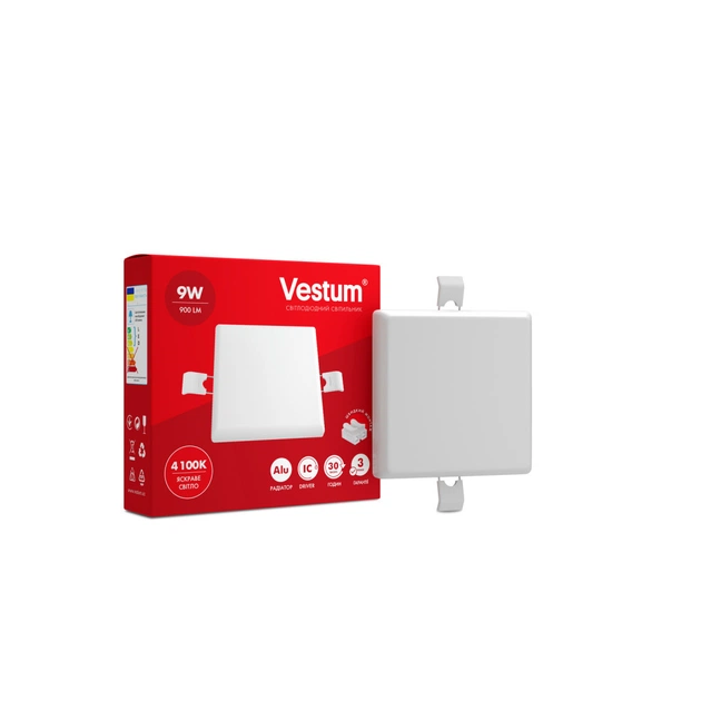 Светильник Vestum LED 9W 4100K (1-VS-5602) - изображение 1