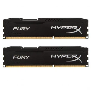 Модуль пам'яті для комп'ютера DDR4 32GB (2x16GB) 3466 MHz HyperX FURY Black Kingston Fury (ex.HyperX) (HX434C19FBK2/32) зображення 1