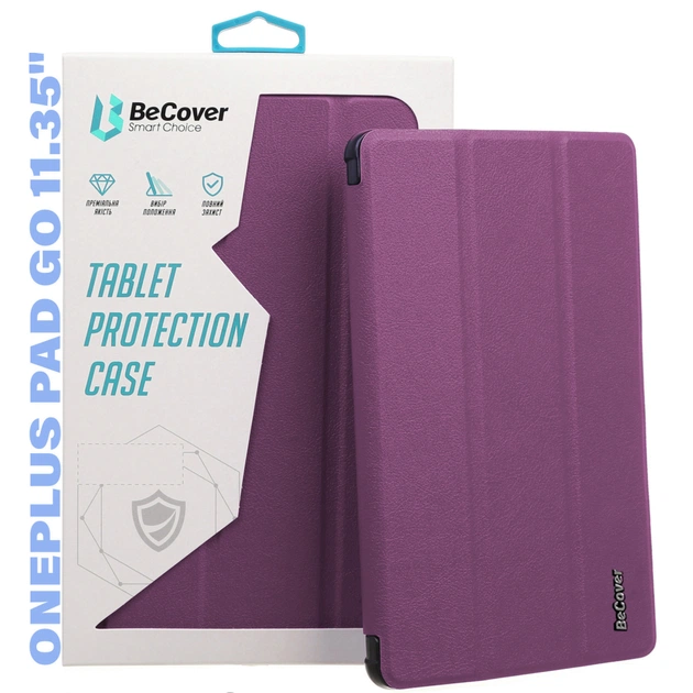 Чохол до планшета BeCover Smart Case OnePlus Pad Go 11.35" Purple (710990) - изображение 1