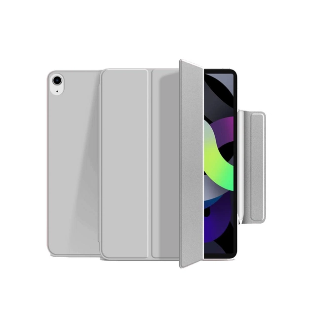 Чохол до планшета BeCover Magnetic Buckle Apple iPad Air 10.9 2020 Gray (705543) - изображение 1