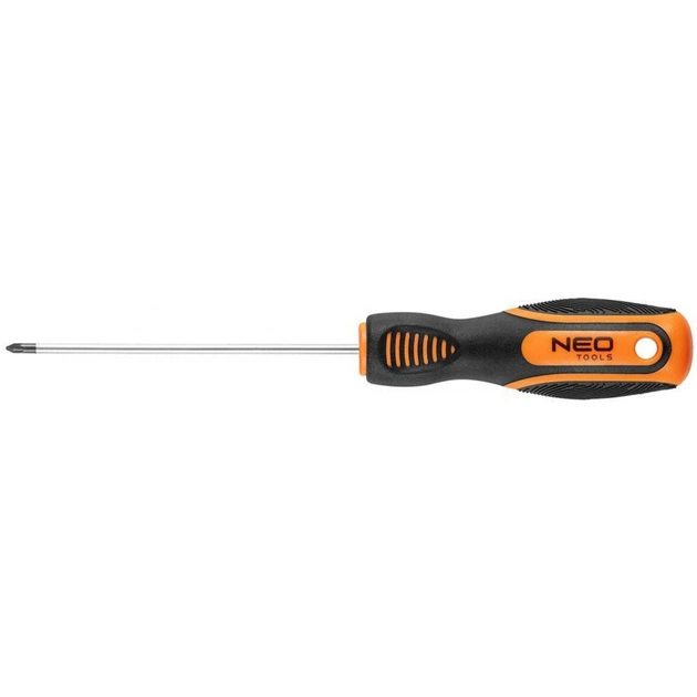 Отвертка Neo Tools крестовая, PZ0 x 100 мм, CrV (04-182) - изображение 1