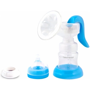 Молоковідсмоктувач Esperanza Механічний BEBE з соскою, пляшка 150 мл (ECM002B) зображення 1