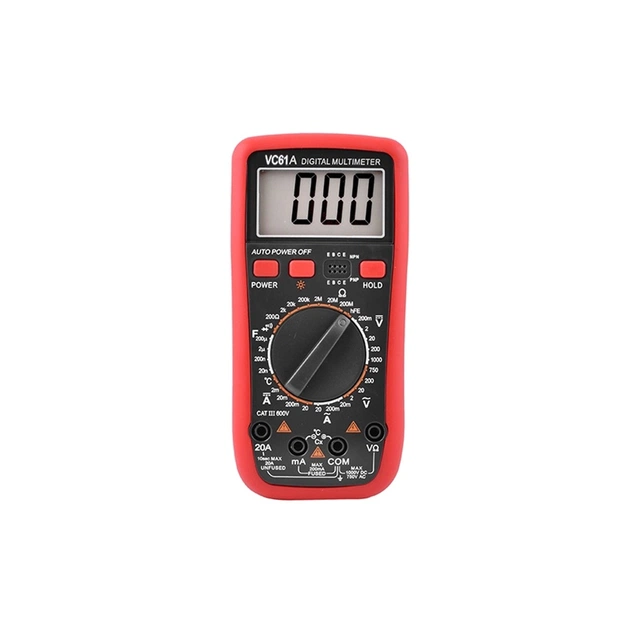 Цифровий мультиметр Voltronic VC-61A, V, A, R, Q50 (VC-61A) - зображення 1