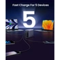 Зарядний пристрій Ugreen 5xUSB 300W Nexode (5хUSB-C) CD333 (90903B) - зменшене зображення 4