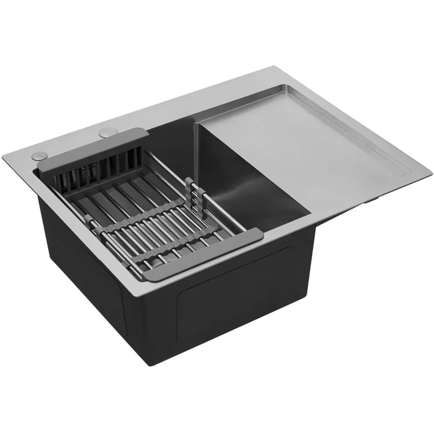 Мийка кухонна Kroner Geburstet-6350LHM (CV031320) - picture 7