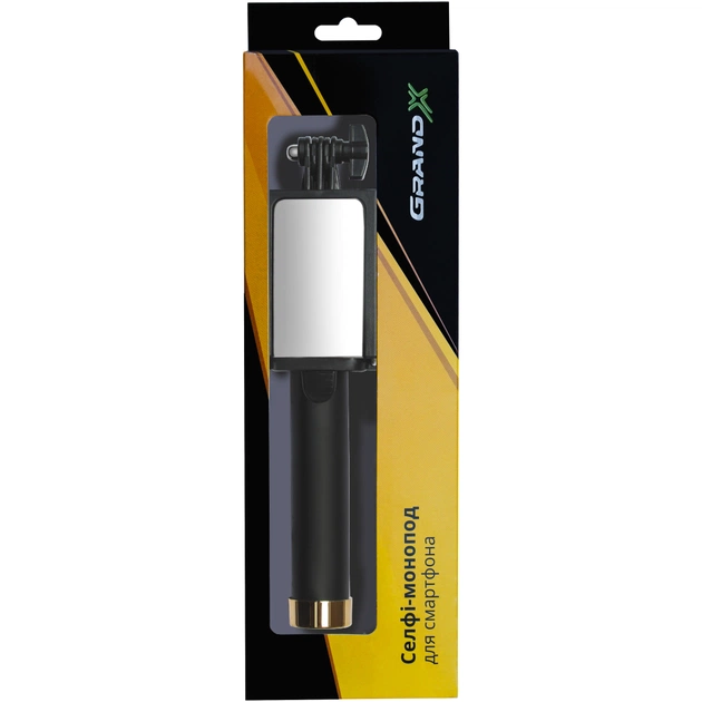 Монопод для селфі Grand-X Mirror 360 + дзеркало U-кріплення Gold (MI3UG) - picture 7