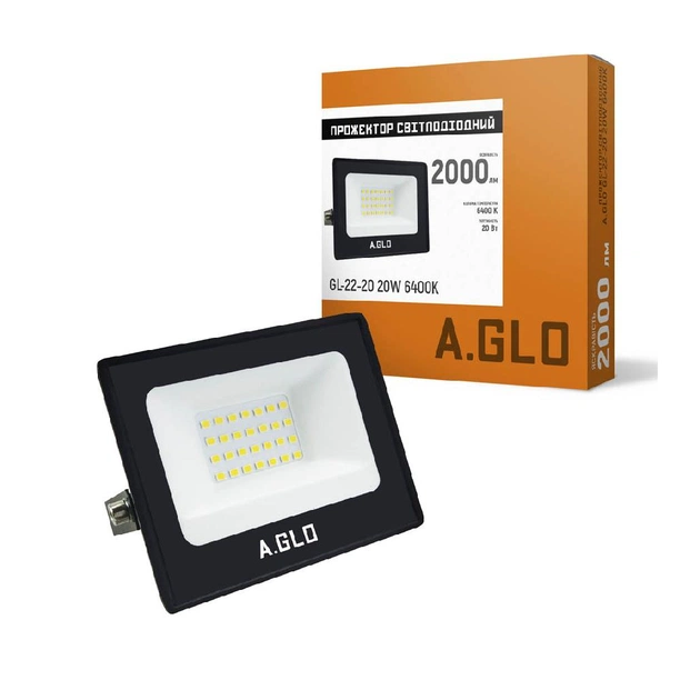 Прожектор A.GLO GL-22-20 20W 6400K - зображення 1