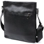 Сумка Shvigel Шкіряна через плече Чорна (11604) - зменшене зображення 2