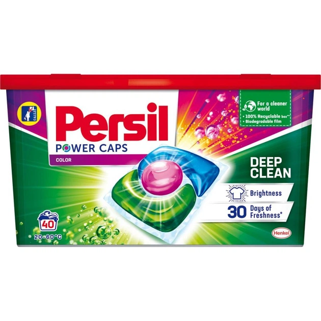 Капсули для прання Persil Колор 40 шт. (9000101513349) - изображение 1