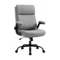Офісне крісло GT Racer B-3021 Gray (B-3021 Fabric Gray) - зменшене зображення 1