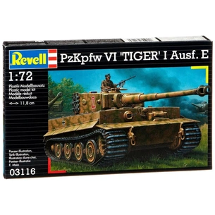 Збірна модель Revell Танк PzKpfw IV Tiger I Ausf.E1:72 (3116) зображення 1