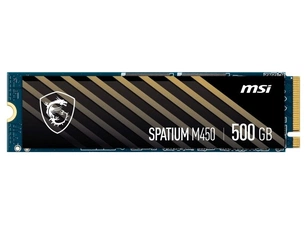 Накопичувач SSD 500GB MSI Spatium M450 V1 M.2 2280 PCIe 4.0 x4 NVMe 3D NAND TLC (S78-440K380-P83) зображення 1