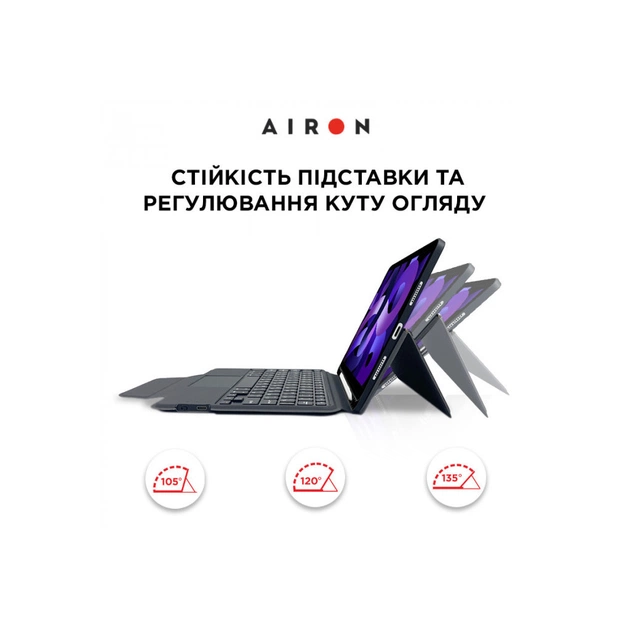 Чохол до планшета AirOn Premium iPad Air 4Gen/5Gen 10.9" with Keyboard (4822352781094) - picture 6